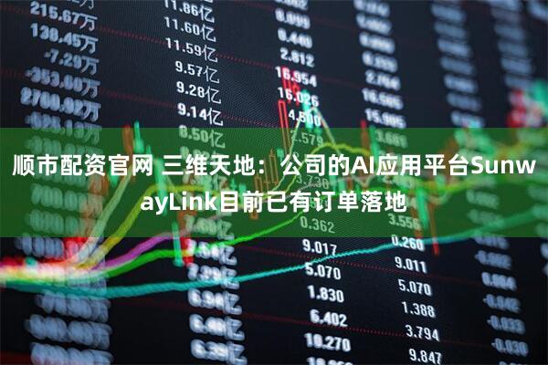 顺市配资官网 三维天地：公司的AI应用平台SunwayLink目前已有订单落地
