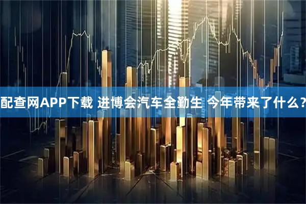 配查网APP下载 进博会汽车全勤生 今年带来了什么？